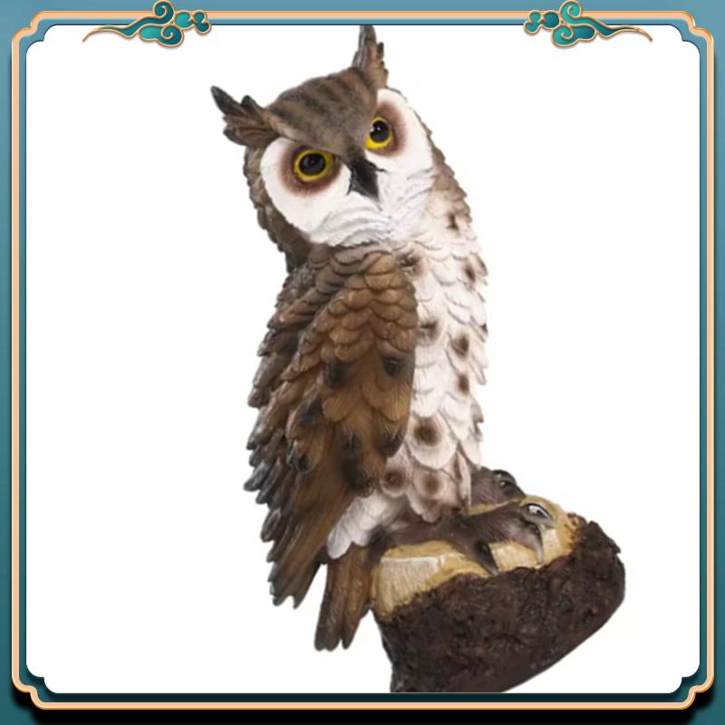 (Nuevo)-estatua de búho de res - Resin Art Sculptures reseña y precio
