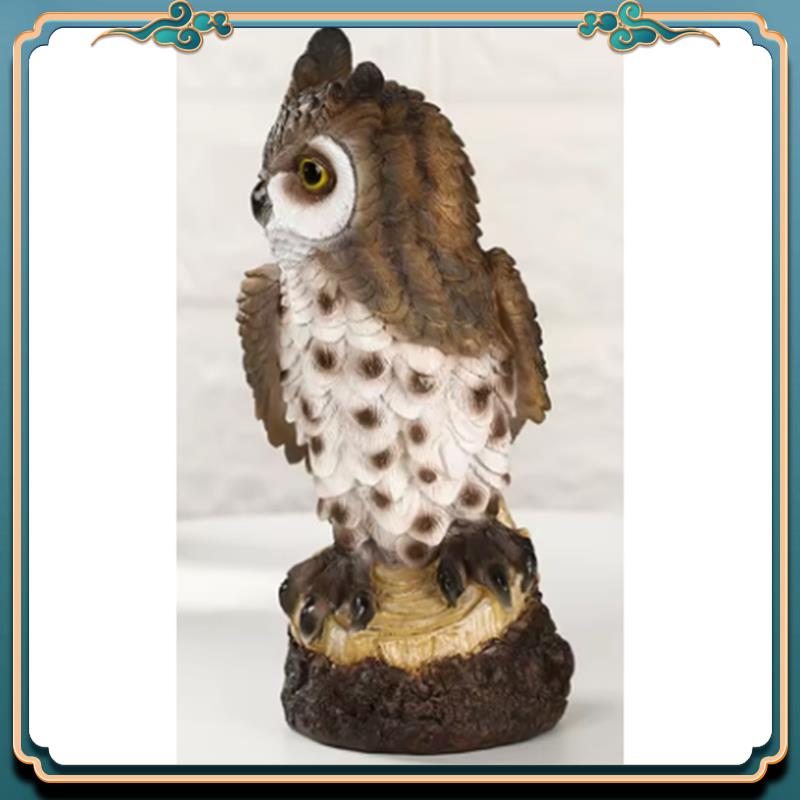 (Nuevo)-estatua de búho de res - Resin Art Sculptures reseña y precio