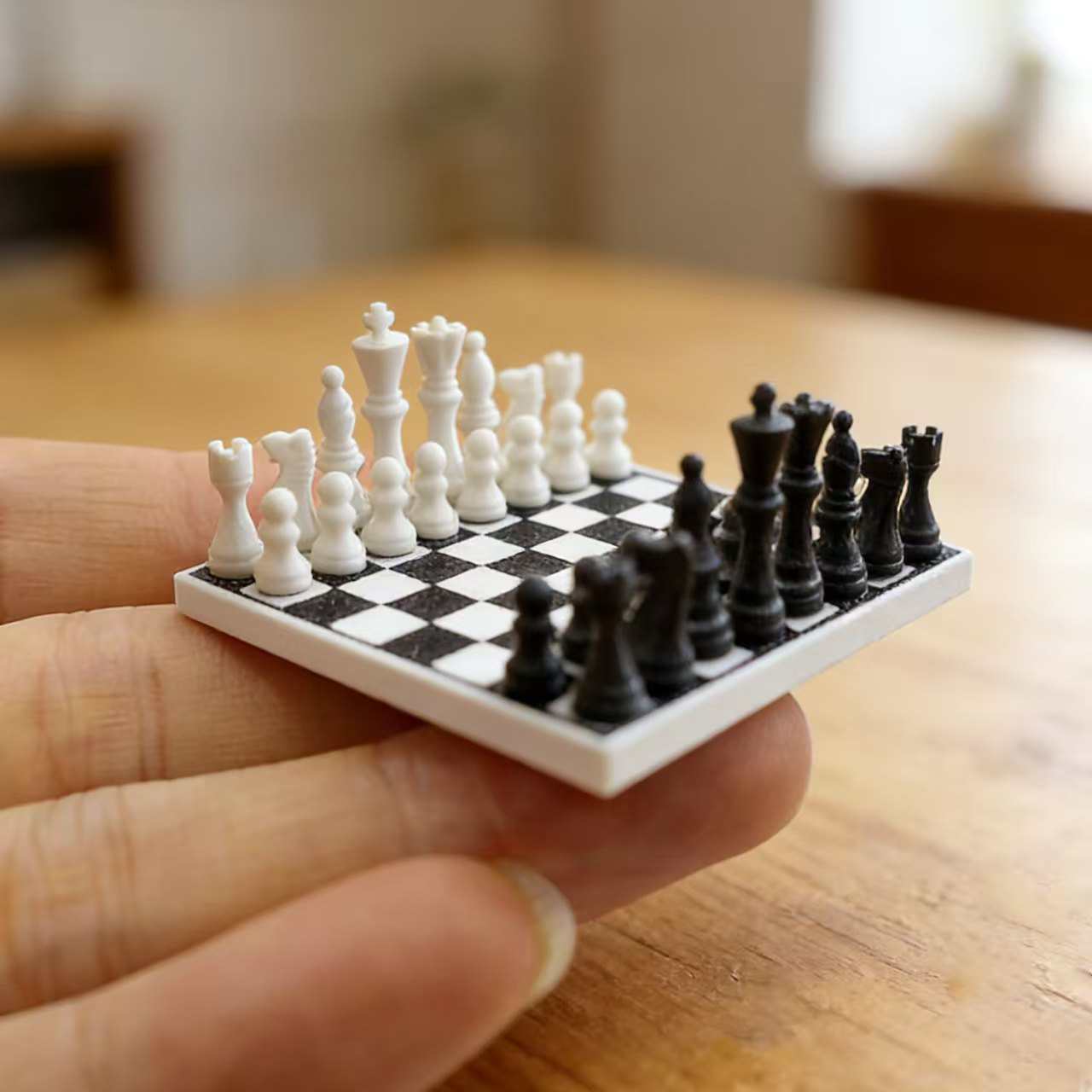 1 juego/juego de ajedrez en mi - Resin Art Toys reseña y precio