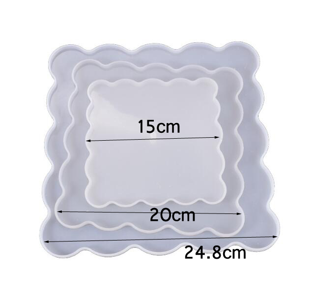 Bandeja grande, molde de silic - Coaster Mold Square reseña y precio