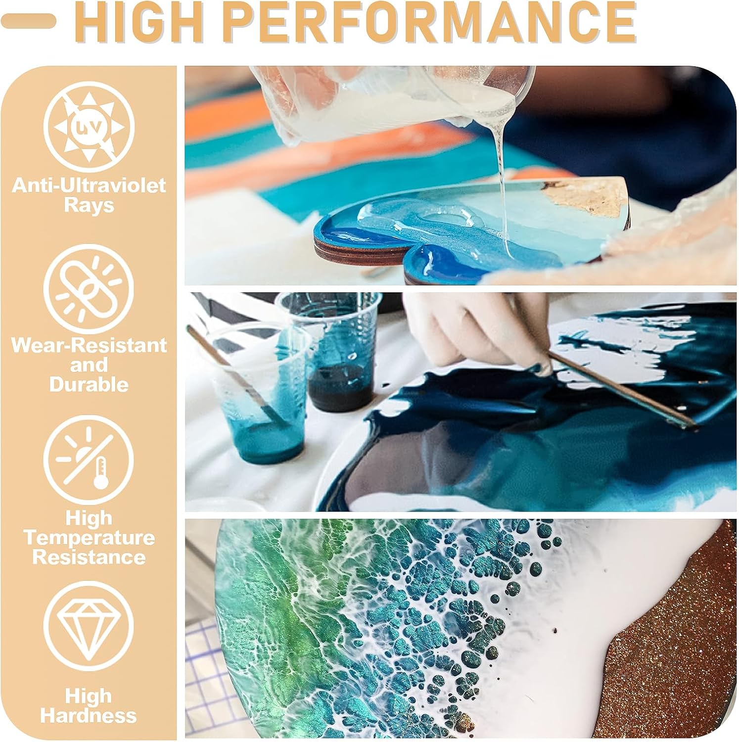Pegamento epoxi de resina AB d - Resin Art And Jewelry reseña y precio