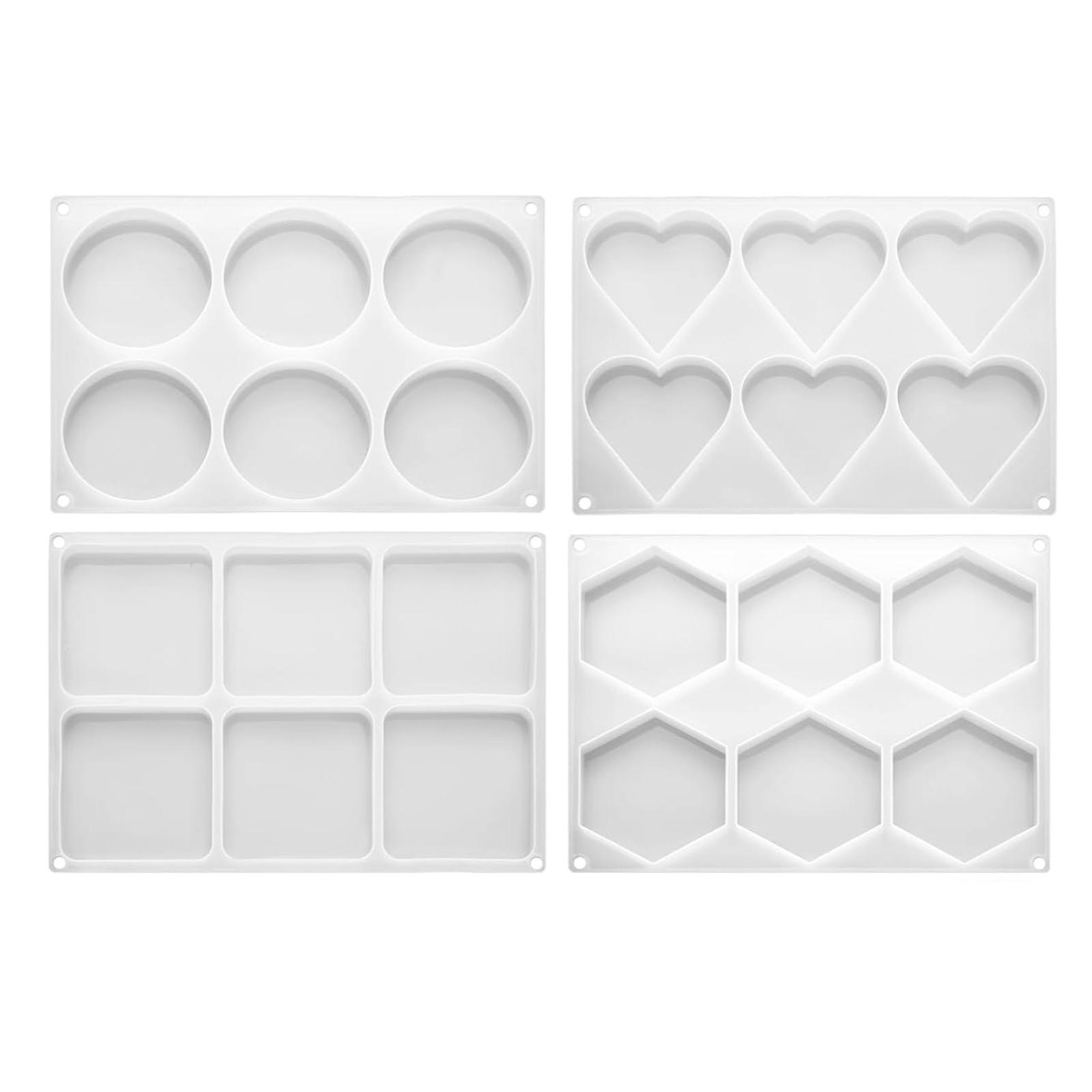 4 Moldes de Resina Profunda pa - Coaster Mold Square reseña y precio