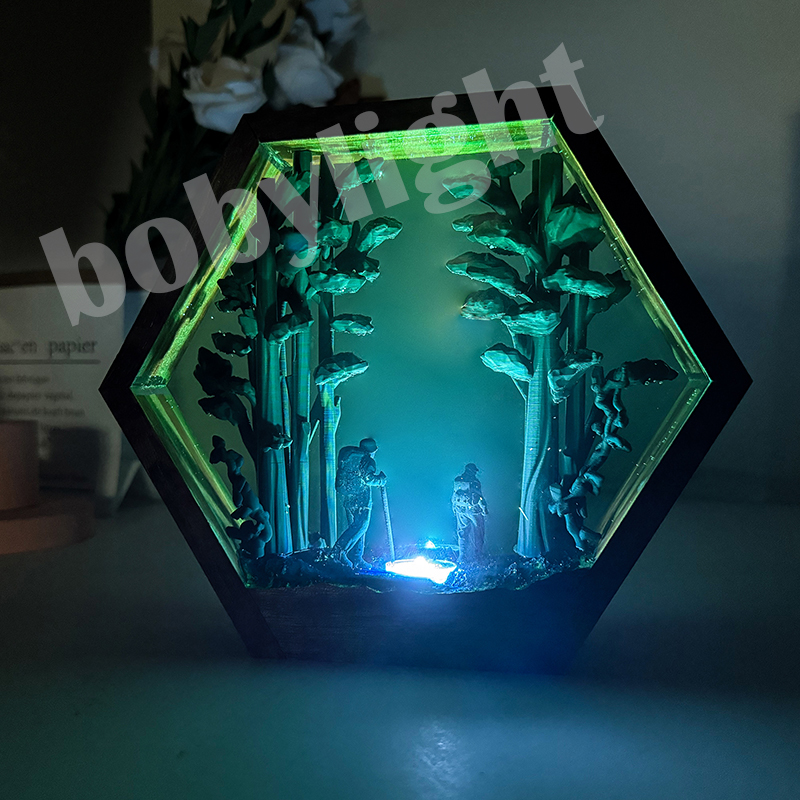 Lámpara de Resina con Figura d - Resin Artist reseña y precio