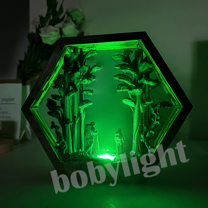 Lámpara de Resina con Figura d - Resin Artist reseña y precio