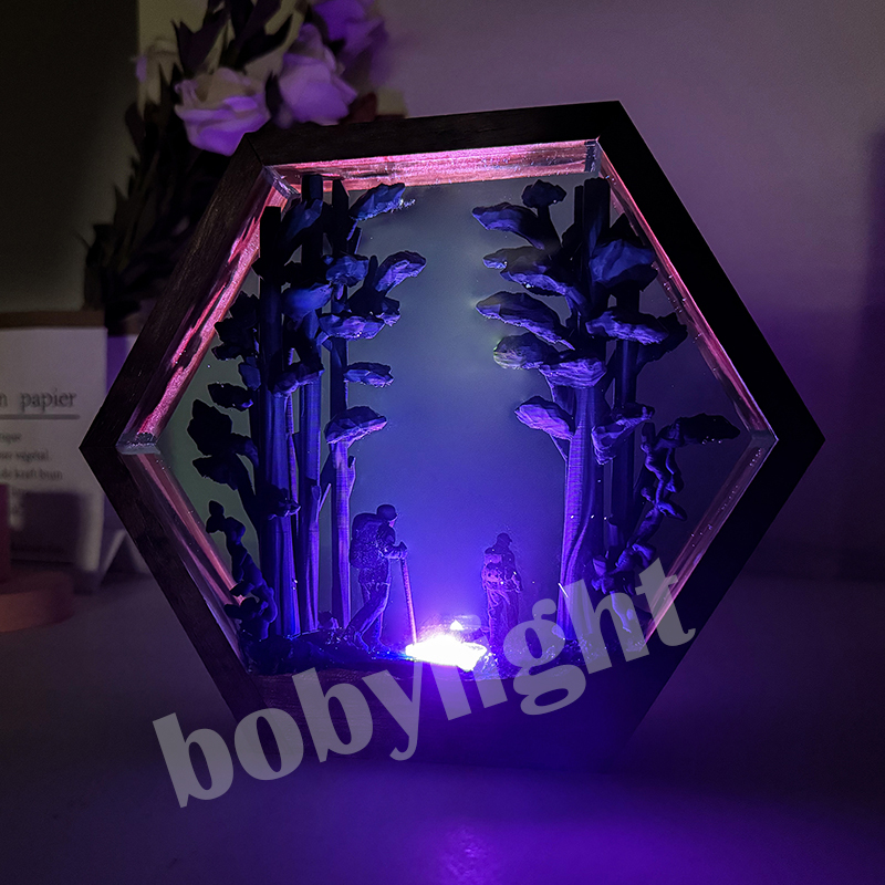 Lámpara de Resina con Figura d - Resin Artist reseña y precio