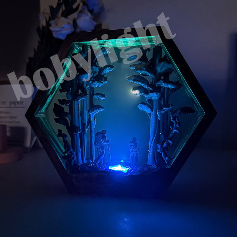 Lámpara de Resina con Figura d - Resin Artist reseña y precio