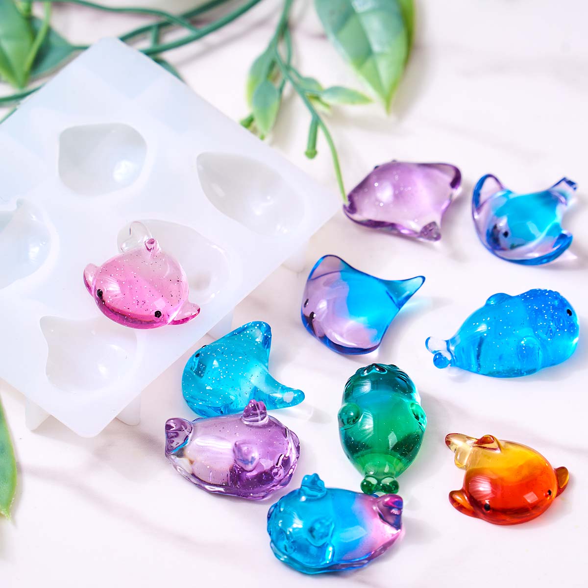 Molde de silicona 3D de rayo m - Resin Artist reseña y precio