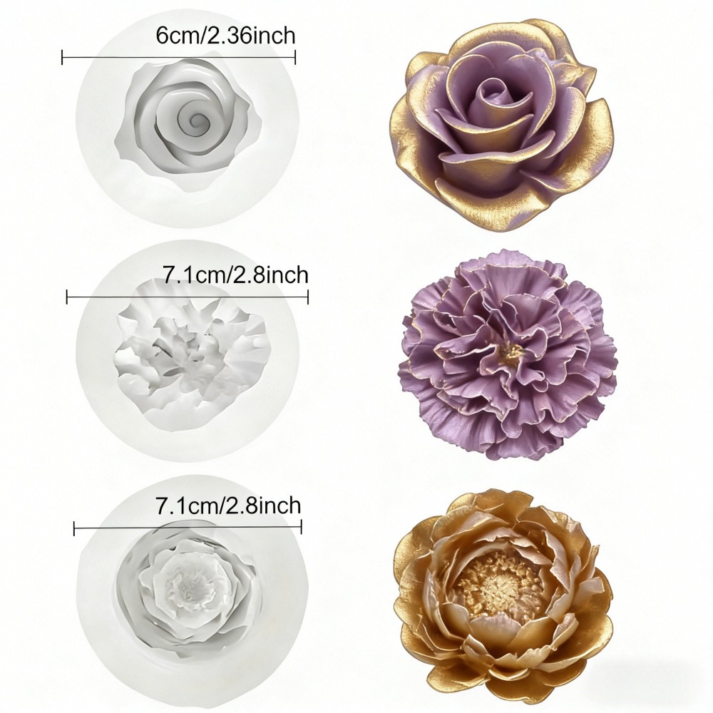 Moldes de silicona de 3 piezas - Resin Art Wedding Gift reseña y precio