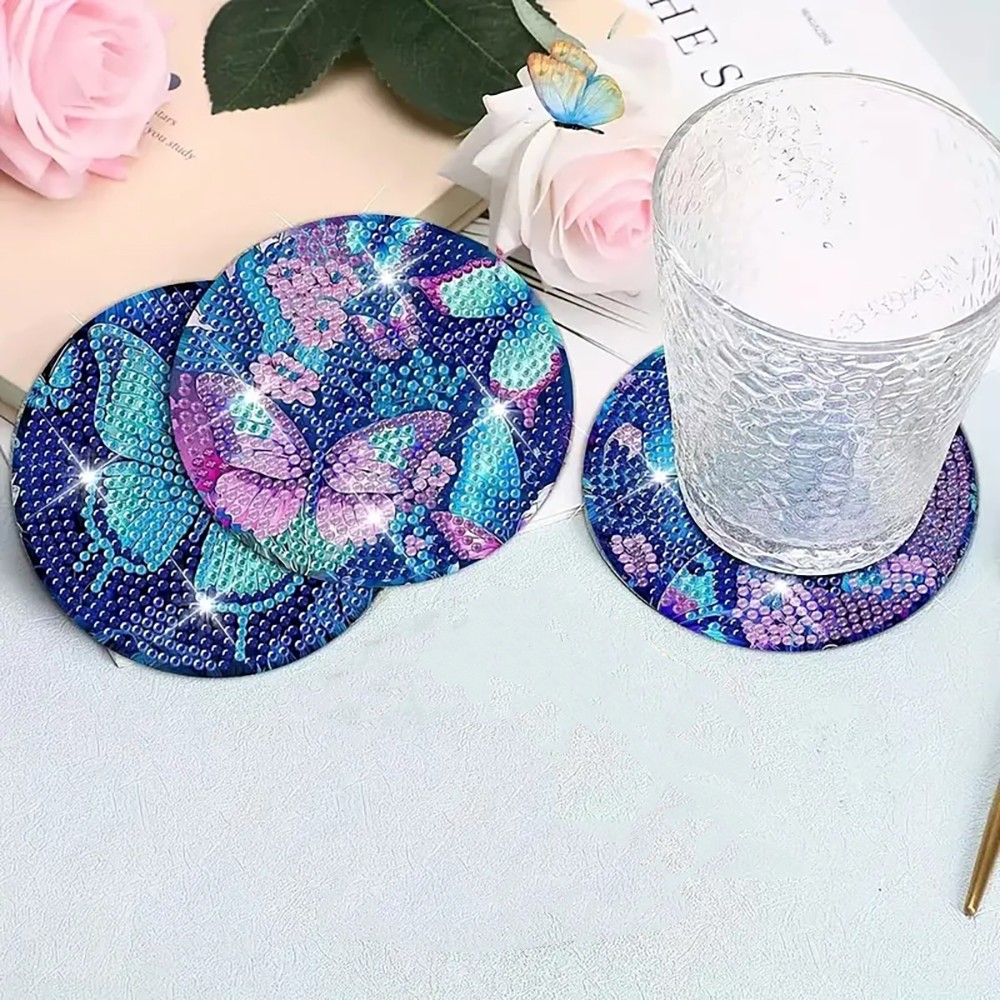 8 Posavasos de Arte de Diamant - Resin Art For Beginner reseña y precio
