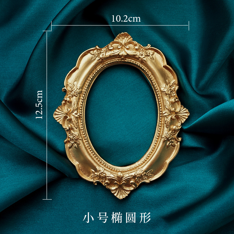 Marco de fotos Retro dorado, d - Resin Art For Photo Frame reseña y precio