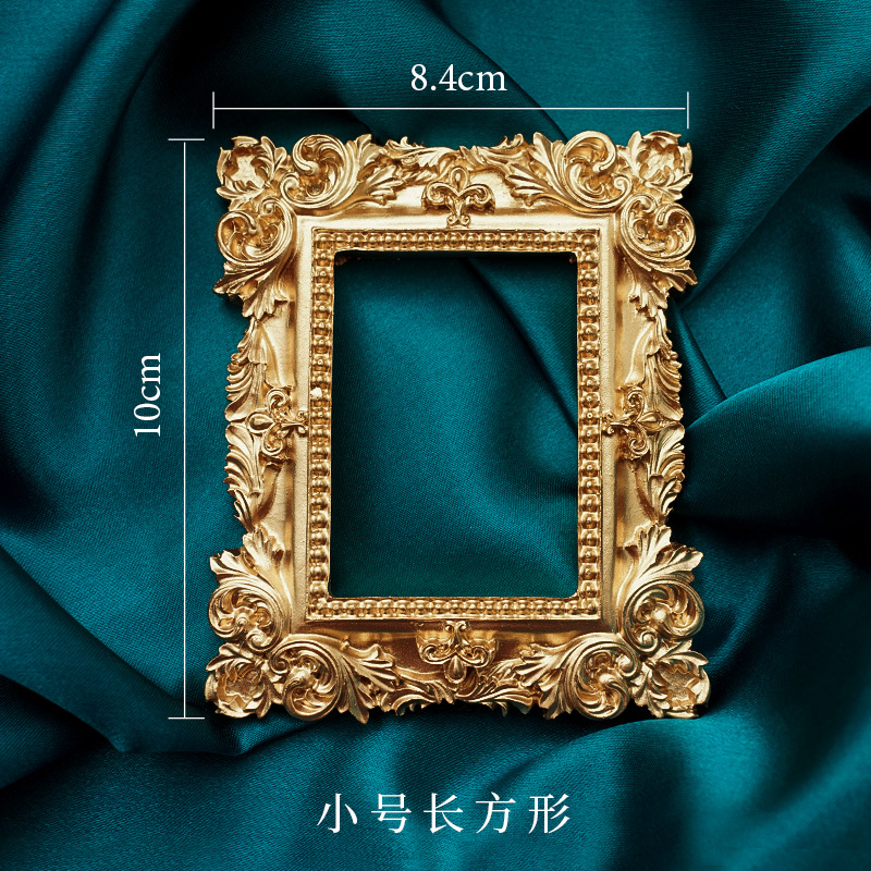 Marco de fotos Retro dorado, d - Resin Art For Photo Frame reseña y precio