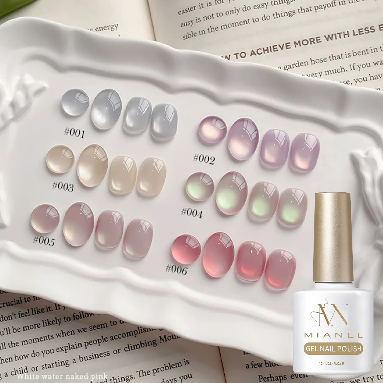 Esmalte de Uñas en Gel MIANEL  - Resin Art Purple reseña y precio