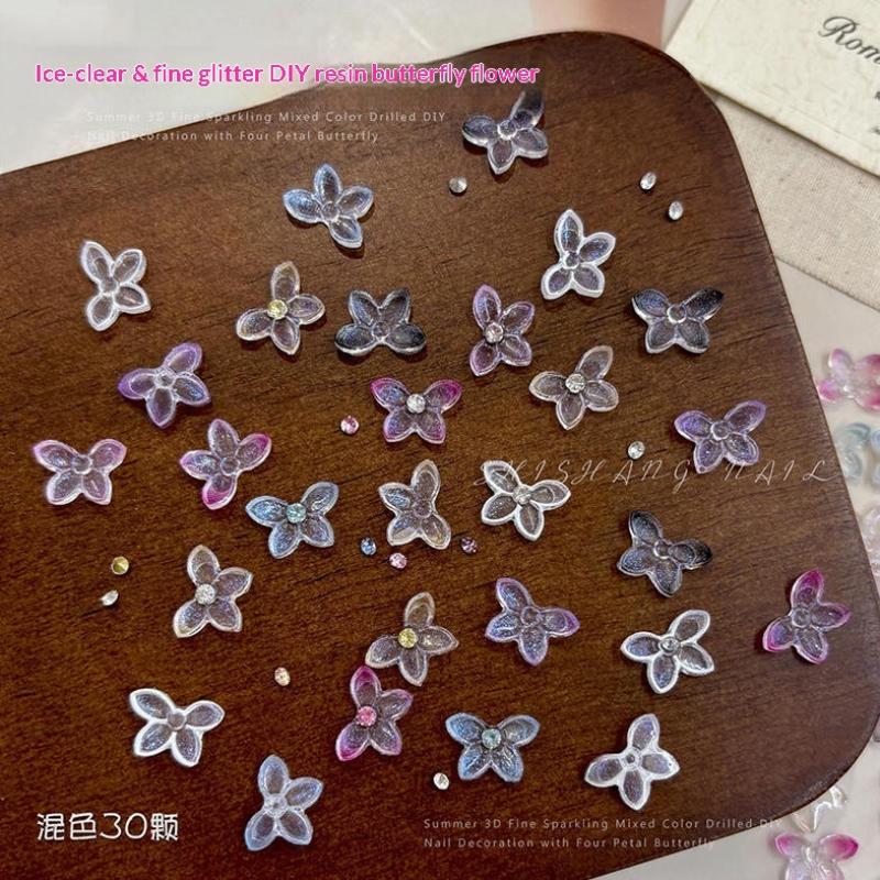 30 piezas/bolsa, adornos de uñ - Resin Art Using Flowers reseña y precio