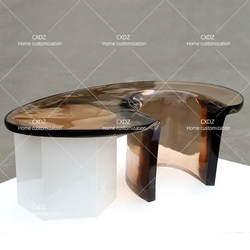 Mesa de Centro Creativa Minima - Resin Art Coffee Table reseña y precio