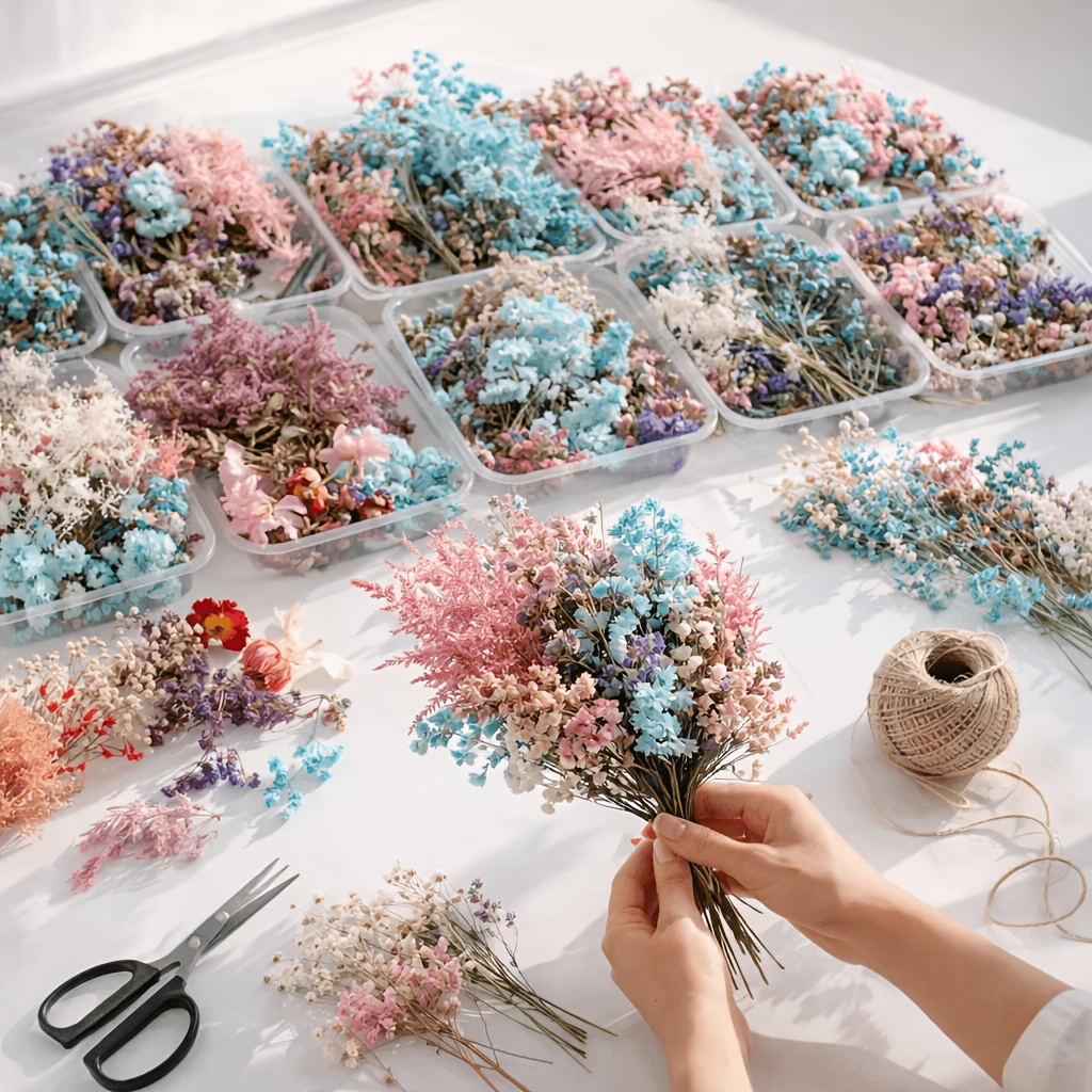 Set de 10 Cajas de Ramos de Fl - Resin Art Wedding Gift reseña y precio