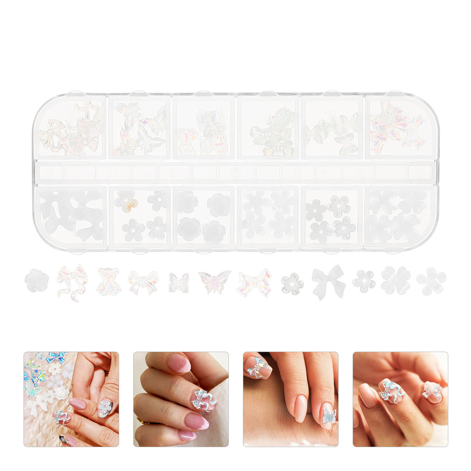 Decoraciones de Uñas DIY con F - Resin Art Using Flowers reseña y precio