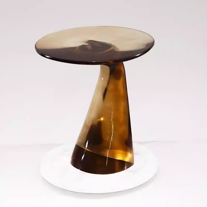 Mesa de Centro Redonda de Resi - Resin Art Coffee Table reseña y precio