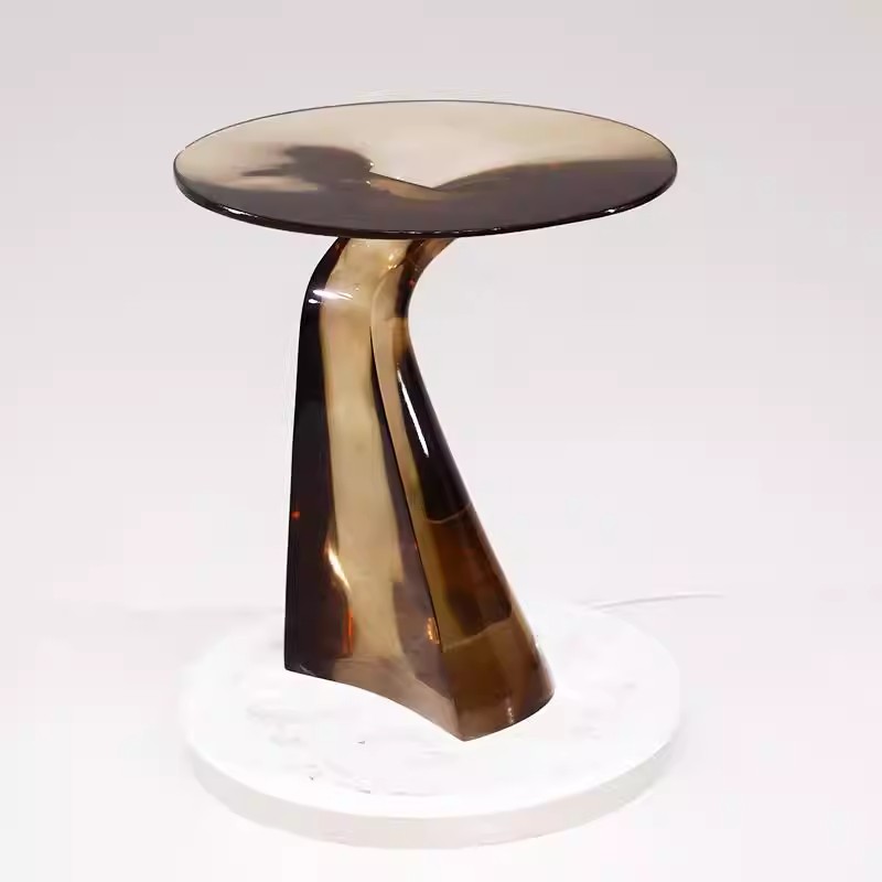 Mesa de Centro Redonda de Resi - Resin Art Coffee Table reseña y precio