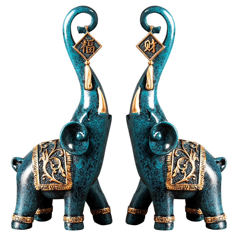 Un Par de Figuras de Elefante  - Resin Art Wedding Gift reseña y precio
