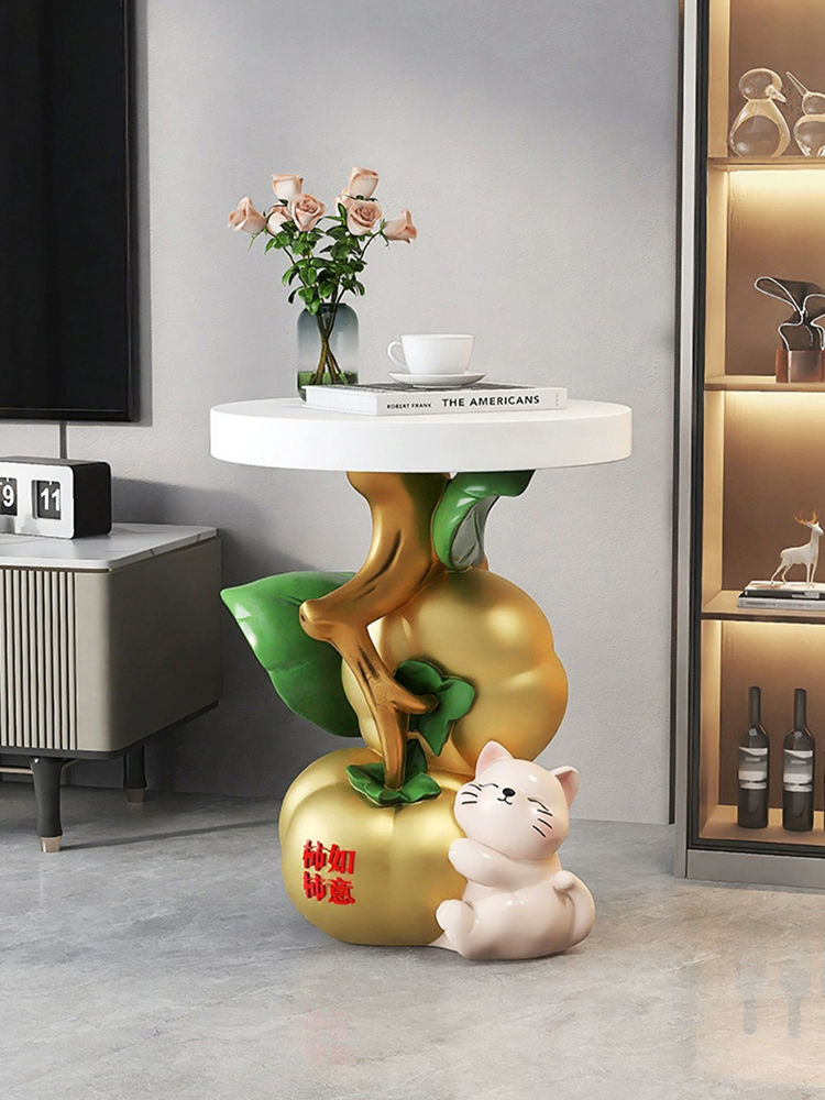 Estatua creativa, mesas auxili - Resin Art Coffee Table reseña y precio