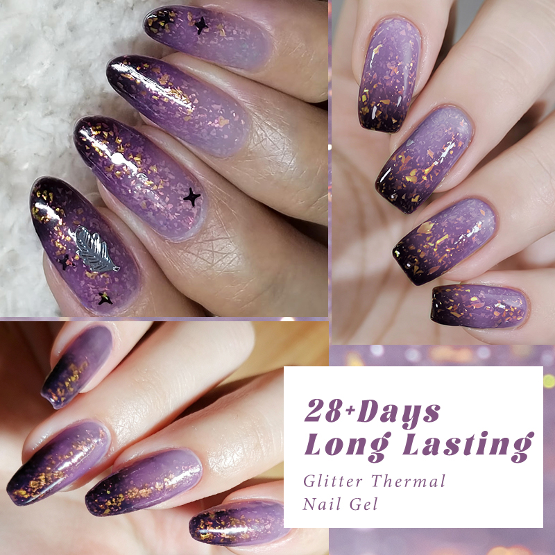 Gel de Uñas Térmico con Purpur - Resin Art Purple reseña y precio