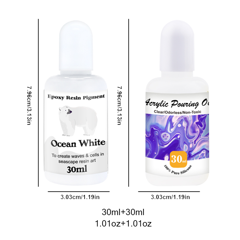 Set combinado de aceite acríli - Resin Art Acrylic reseña y precio