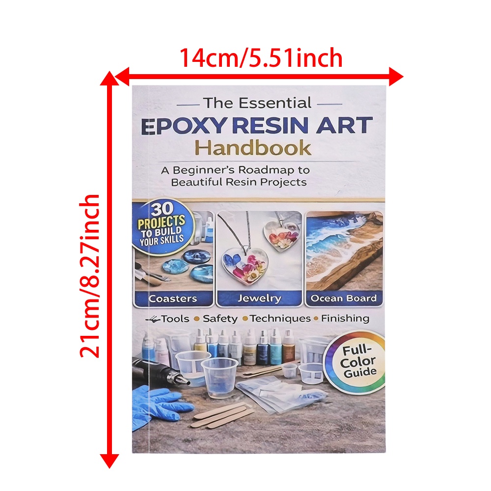 Libro de Manualidades con Resi - Resin Art Guide Free reseña y precio