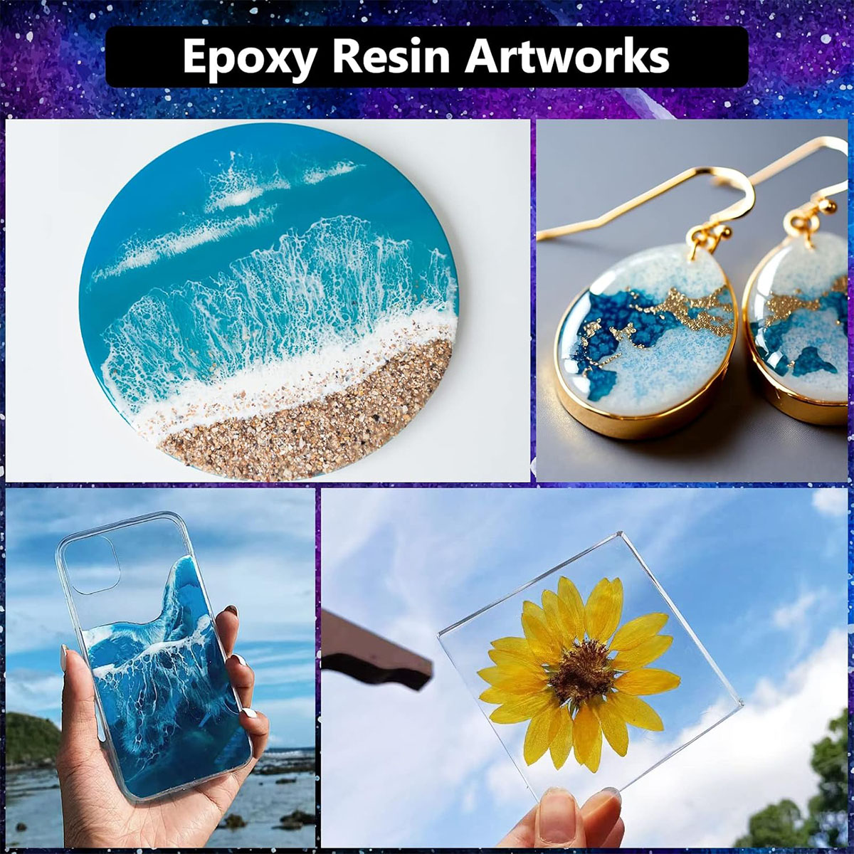 Kit de resina Epoxy transparen - Resin Art And Jewelry reseña y precio