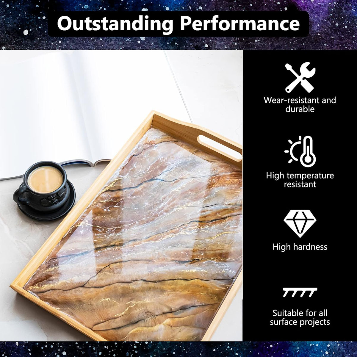 Kit de resina Epoxy transparen - Resin Art And Jewelry reseña y precio