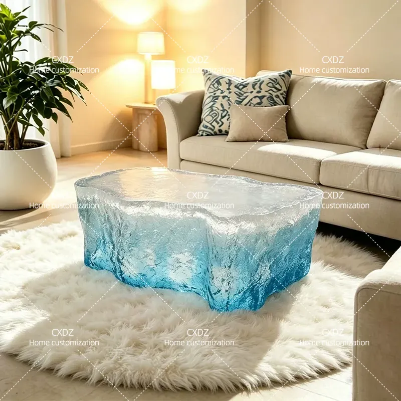 Mesa de centro de resina trans - Resin Art Coffee Table reseña y precio