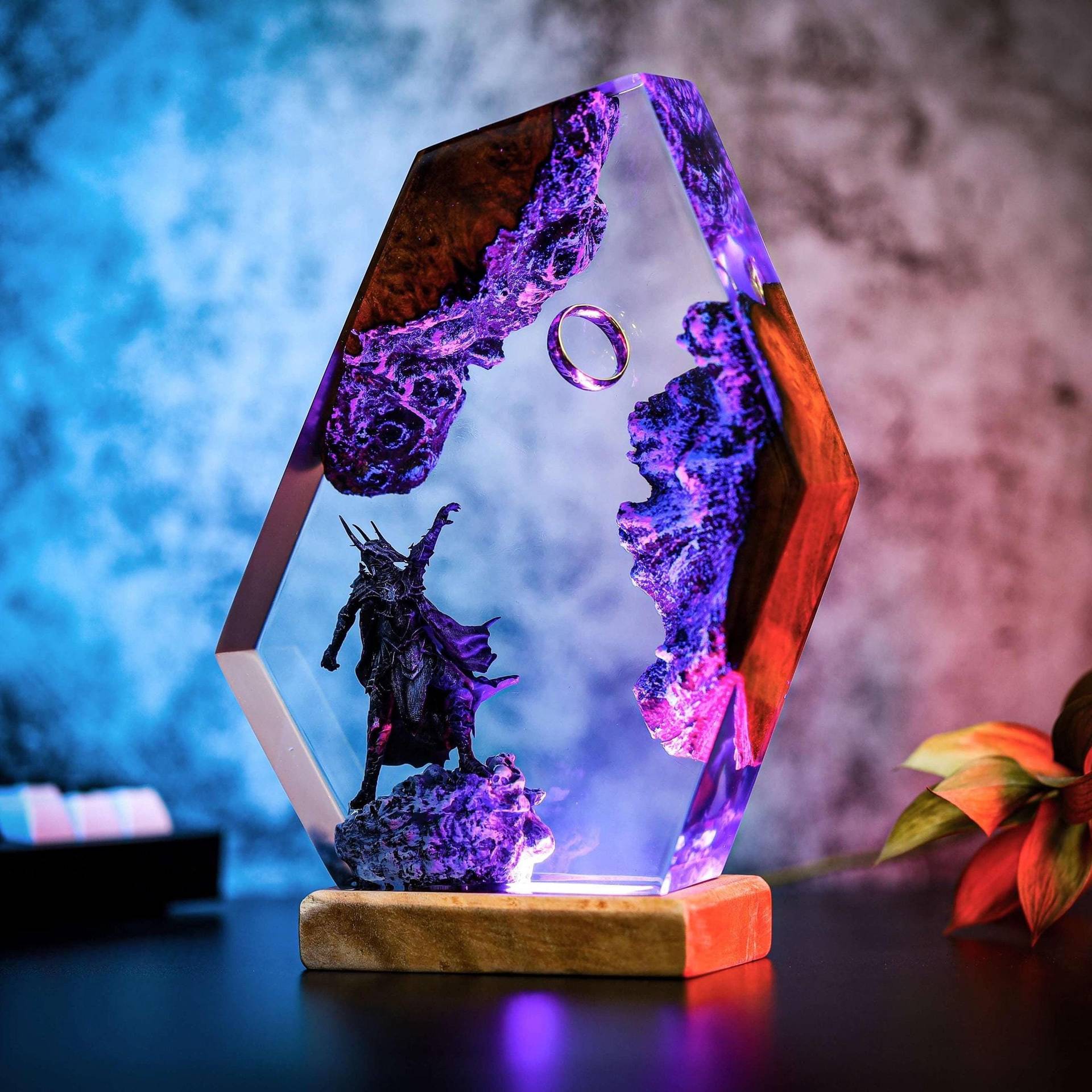 Lámpara de Resina con Figura d - Resin Artist reseña y precio