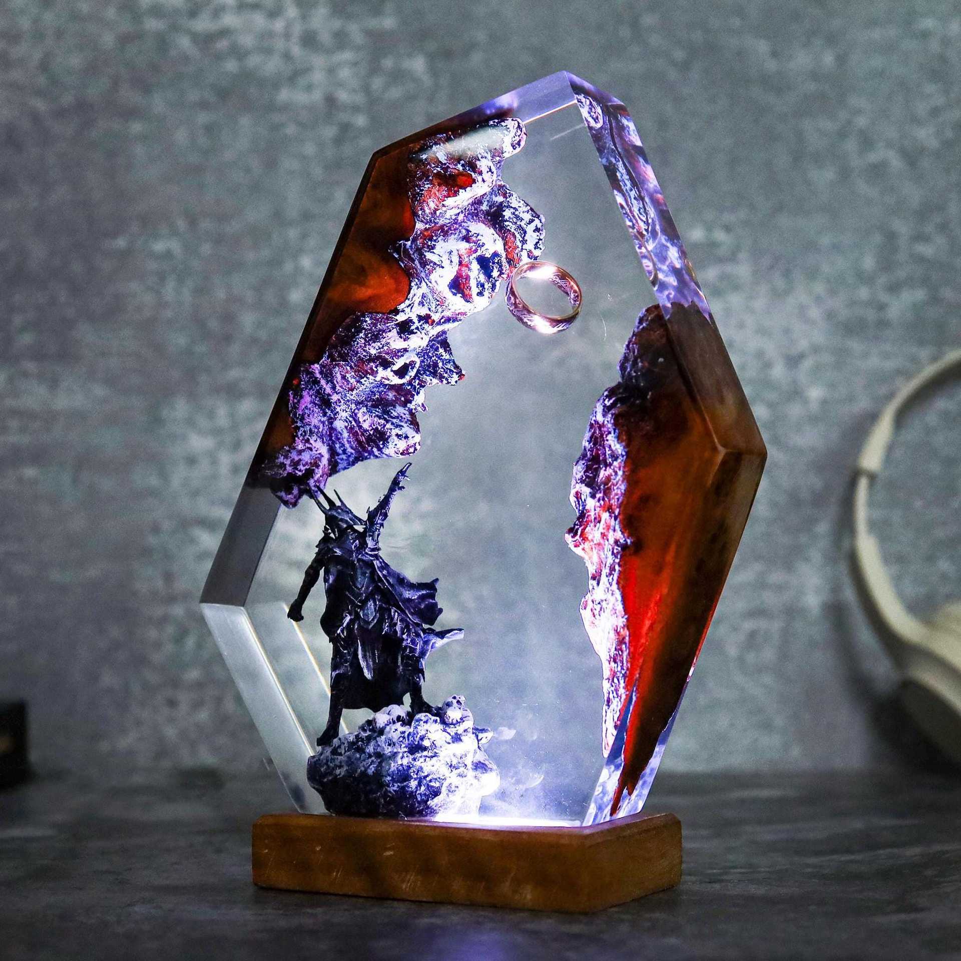 Lámpara de Resina con Figura d - Resin Artist reseña y precio