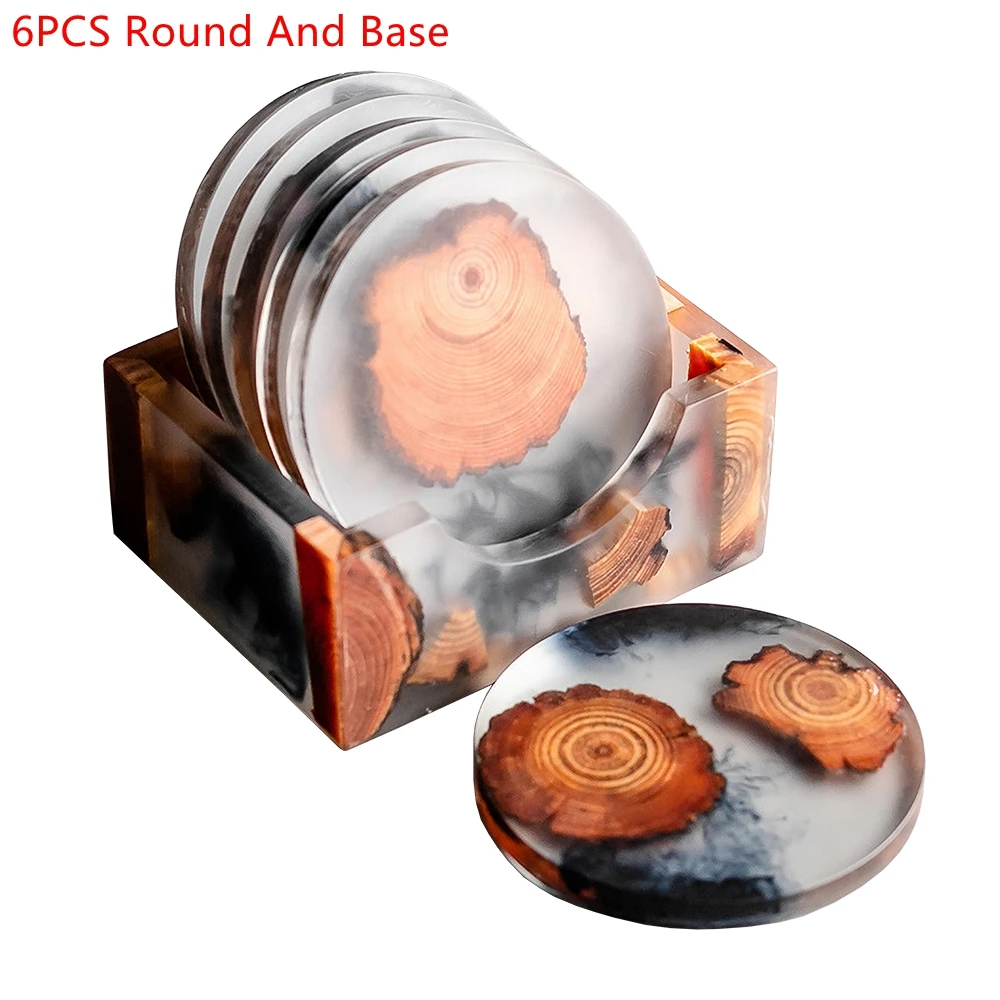 Juego de 6 unidades de posavas - Resin Art Coffee Table reseña y precio