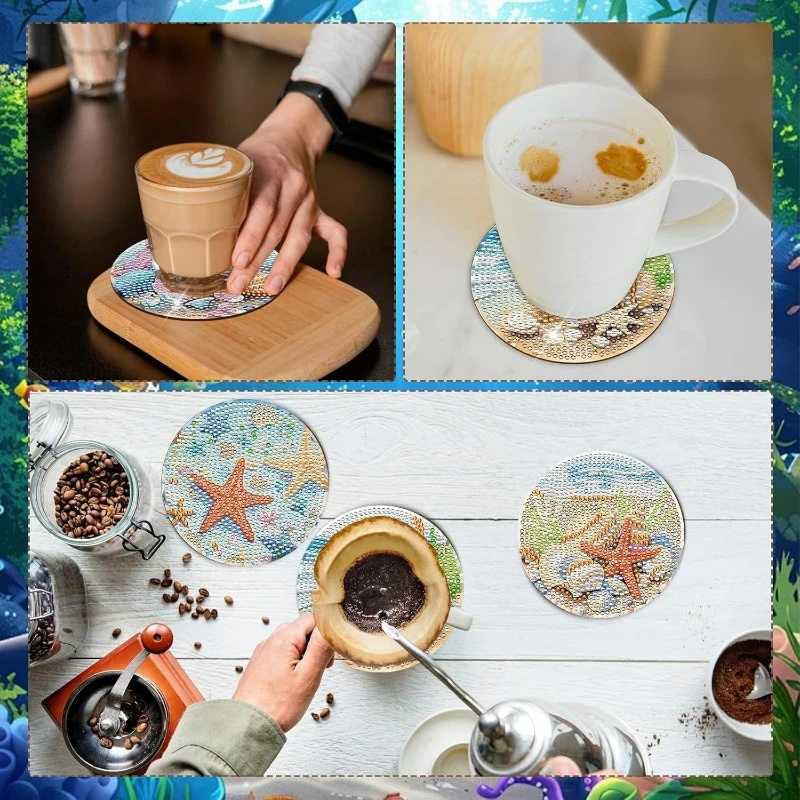 8 Posavasos de Arte con Diaman - Resin Art For Beginner reseña y precio