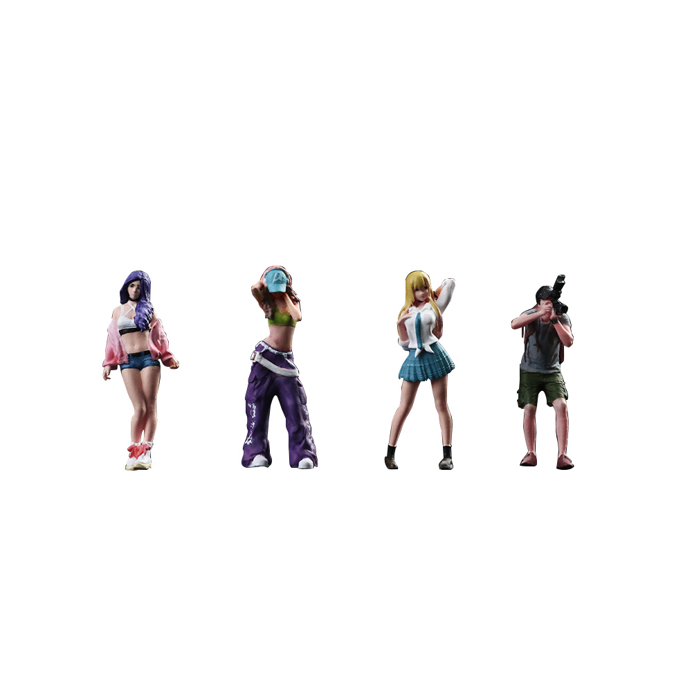 Más arte 1:64 conjunto de figu - Resin Art Toys reseña y precio